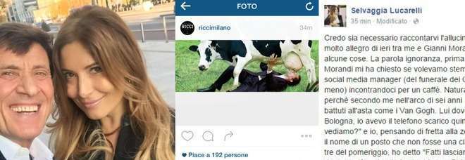 SELVAGGIA E MORANDI CACCIATI DAL LOCALE DI BELEN. BATTAGLIA SOCIAL: ''UNA MOCCIOSA''. ''MUCCA'' - 12/11/2015