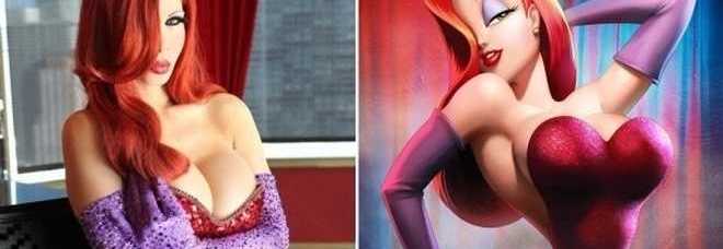 CAMBIA SESSO E SPENDE 200MILA DOLLARI PER ESSERE LA JESSICA RABBIT IN CARNE E OSSA - FOTO - 19/11/2015