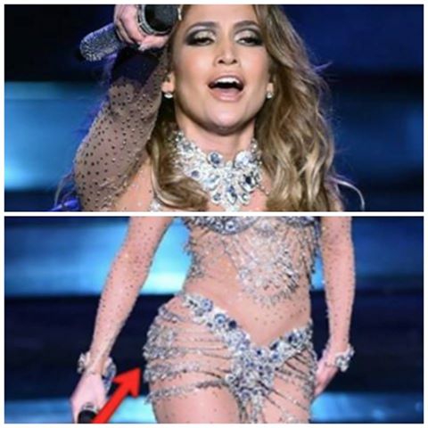 QUANDO E' SALITA SUL PALCO IL PUBBLICO ERA INCREDULO: JENNIFER LOPEZ E IL DETTAGLIO CHE NON E' SFUGGITO - 25/01/2016