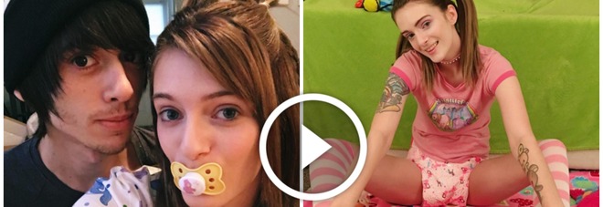 A 21 ANNI VIVE COME UNA NEONATA CON IL PANNOLINO, IL FIDANZATO PAPA'. ''NON E' PER FARE SESSO'' - 02/08/2016