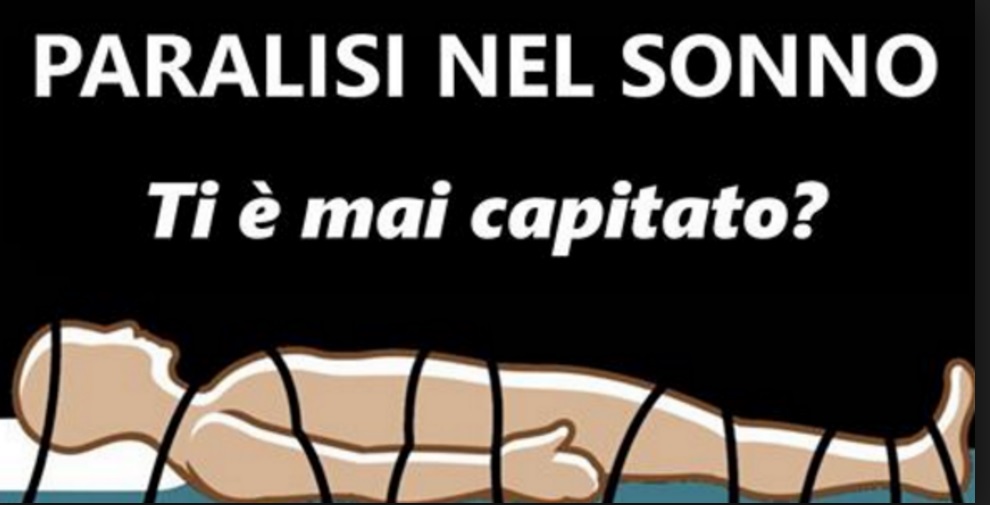 TI SEI MAI SVEGLIATO DI NOTTE INCAPACE DI MUOVERTI? NON SEI SOLO, ECCO COSA SIGNIFICA - 22/09/2016