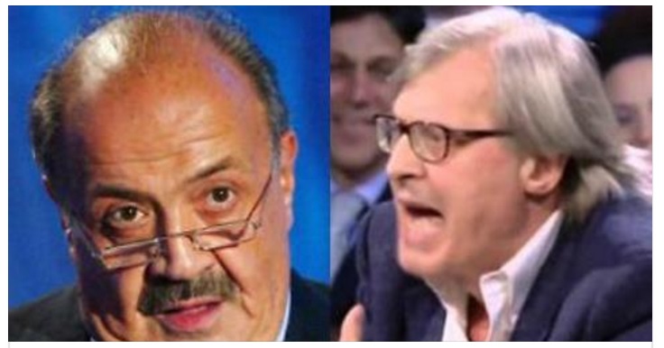 ''TU SEI FRO... E TUA MOGLIE DE FILIPPI E'...'' SGARBI IN DELIRIO INSULTA COSTANZO: ARRIVA LA SUA RISPOSTA ED E' GELO GLACIALE - 21/02/2017