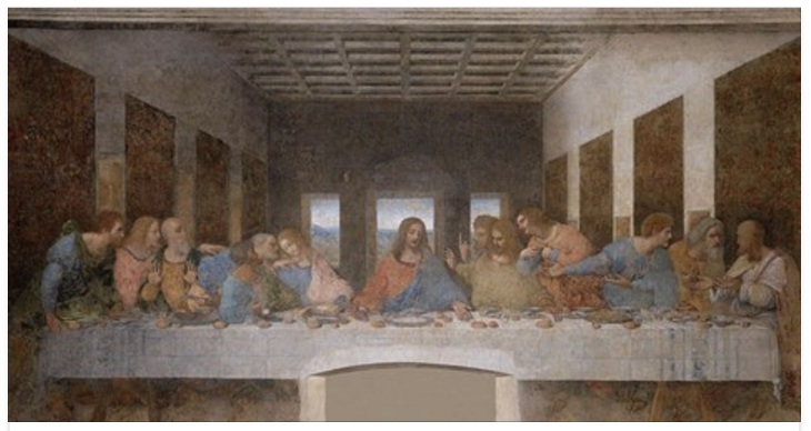 LEONARDO E I MISTERI DELL'ULTIMA CENA: SCOPERTO MESSAGGIO FRA LE VESTI DEGLI APOSTOLI - 25/02/2017
