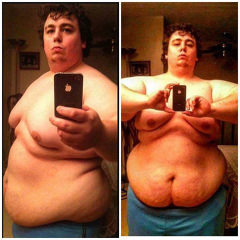 COSI' GRASSO DA FINIRE IN OSPEDALE: OGGI HA PERSO 100 KG ED E' UN PERSONAL TRAINER - LA TRASFORMAZIONE VI LASCERA' DI SASSO - 13/04/2017