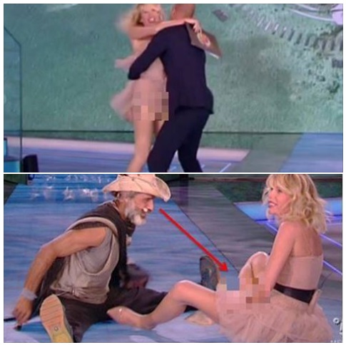 ''ODDIO ALESSIA... SI VEDE TUTTO'' L'INCIDENTE ''PICCANTE'' CHE HA TRAVOLTO ALESSIA MARCUZZI - IMBARAZZO TOTALE E LEI HA ANCHE PEGGIORATO LA SITUAZIONE - 13/04/2017