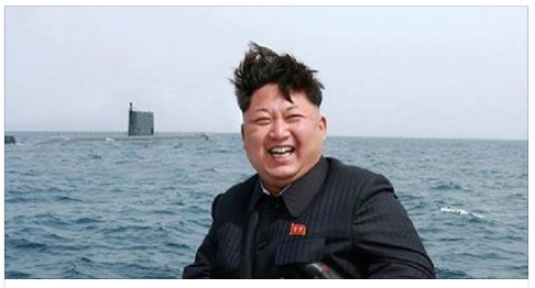 IL LEADER DELLA COREA DEL NORD KIM JONG.UN STRAGIONA: ''LANCERO' MISSILI OGNI SETTIMANA, VOGLIO VEDERE SE AVETE IL CORAGGIO DI...'' - 18/04/2017