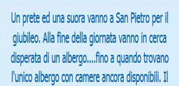 IL PRETE E LA SUORA... - 19/04/2017
