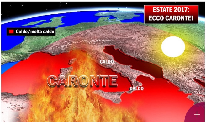 METEO ESTATE 2017: CALDO RECORD SULL'ITALIA CON L'ARRIVO DI ''CARONTE'' - ECCO LA DATA PREVISTA PER IL SUO ARRIVO - 02/05/2017