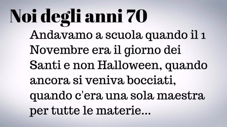 HAI CIRCA 40 ANNI? ALLORA LEGGI QUESTO TESTO, TI RITROVERAI IN TUTTO... O QUASI - 31/05/2017