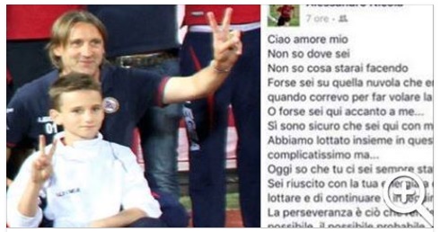 CROTONE, NICOLA SCRIVE AL FIGLIO CHE NON C'E' PIU': LA LETTERA E' DA BRIVIDI - 31/05/2017
