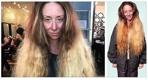 LA SPOSA E LA SUA RIVOLTA CONTRO IL PADRE CHE L'HA PORTATA A TAGLIARE I CAPELLI DI 60 CENTIMETRI. GUARDA COME SI E' TRASFORMATA - 08/06/2017