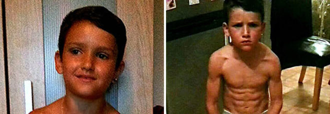BODYBUILDER A 8 ANNI: PASSA IL TEMPO LIBERO AD ALLENARSI - 02/05/2014