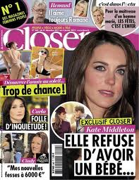 KATE MIDDLETON IN TOPLESS SU 'CLOSER': REALI INGLESI FURIOSI PER LE FOTO - 14/09/2012