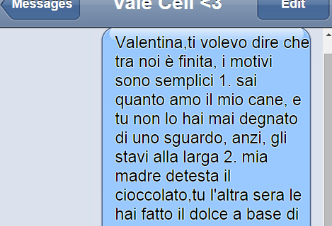 LUI LA LASCIA CON UN SMS MA LA RISPOSTA DI LEI E' FORMIDABILE - 12/08/2016
