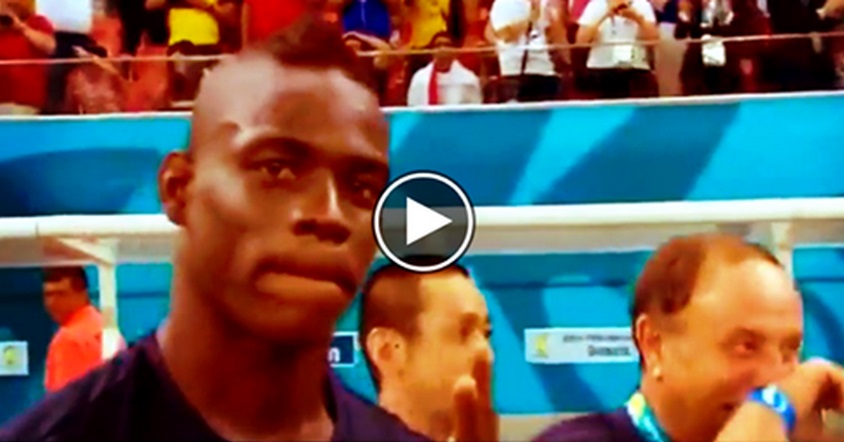 ECCO IL GESTO DI BALOTELLI IN MONDOVISIONE A FINE PARTITA - IL VIDEO FA IL GIRO DEL WEB - 15/06/2014