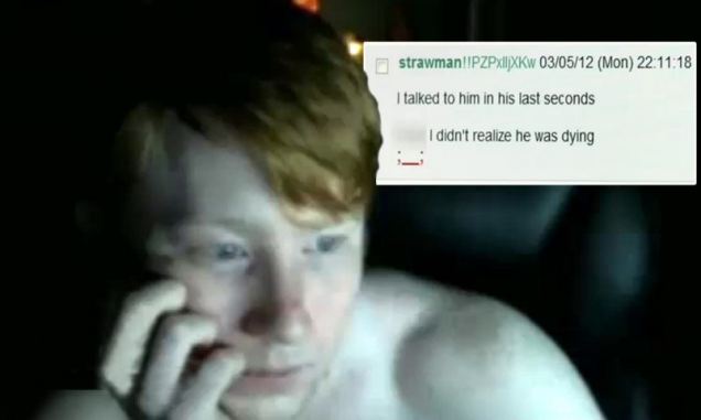 IL RAGAZZO CHE SI SPARA IN VIDEO CHAT, DAVANTI AGLI OCCHI DEGLI ALTRI UTENTI - 19/09/2014