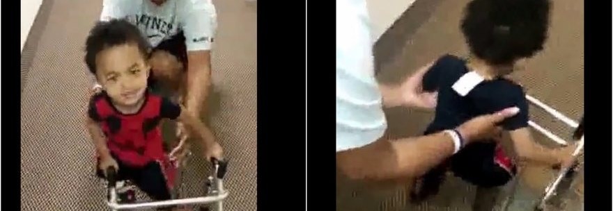 ''CE L'HO FATTA''. BIMBO DI 2 ANNI AMPUTATO MUOVE I SUOI PRIMI PASSI: IL VIDEO COMMUOVE IL WEB - 21/09/2014