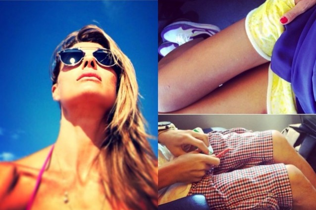 MARTINA COLOMBARI POSTA QUESTA FOTO SU INSTAGRAM ED E' BUFERA - 24/07/2014