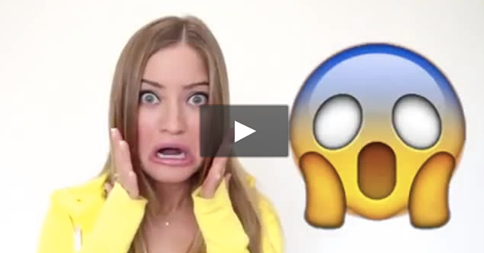 LA RAGAZZA CHE RIPRODUCE LE EMOTICONS DI WHATSAPP NELLA REALTA' - VIDEO VIRALE - 15/06/2014