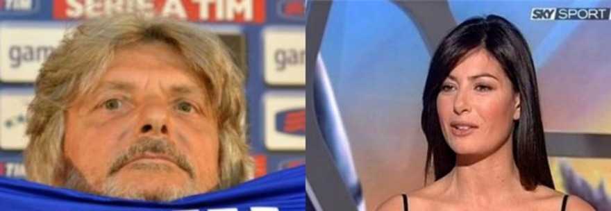 LA ''PROPOSTA INDECENTE'' DI FERRERO, PRESIDENTE DELLA SAMPDORIA AD ILARIA D'AMICO IN DIRETTA TV - 29/09/2014
