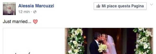 ALESSIA MARCUZZI SI E' SPOSATA COL SUO PAOLO. L'ANNUNCIO SU FB: ECCO CON CHI - 01/12/2014