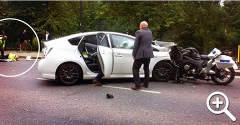 IL PRINCIPE HARRY COINVOLTO IN UN DRAMMATICO INCIDENTE - FOTO - 12/09/2014