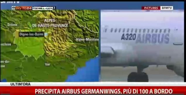 FRANCIA, AIRBUS SI SCHIANTA CON 148 PASSEGGERI. IL GOVERNO: ''SI TEME SIANO TUTTI MORTI'' - 24/03/2015