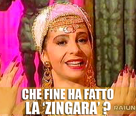 VE LA RICORDATE LA FAMOSA ZINGARA DEL TORMENTONE ''LA LUNA NERA''? -  ECCOLA OGGI - 17/11/2014