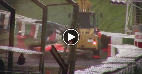 FORMULA 1: LE TERRIBILI IMMAGINI DELLO SCHIANTO A SUZUKA DI BIANCHI - IL VIDEO CONTIENE IMMAGINI FORTI - 06/10/2014