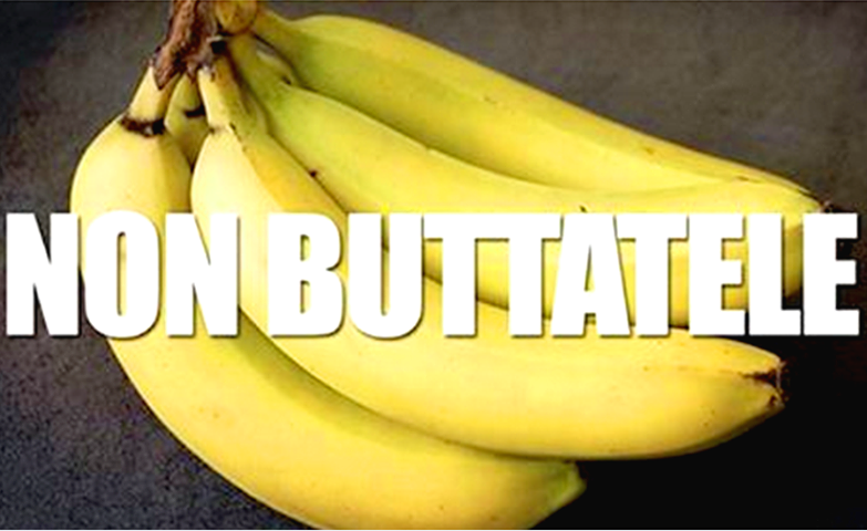 ECCO COME USARE LE BUCCE DI BANANA - 14/10/2014