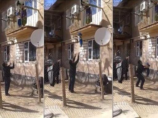 MAMMA SHOCK: LANCIA IL FIGLIO DAL BALCONE PER NON SCENDERE LE SCALE - VIDEO - 08/06/2015