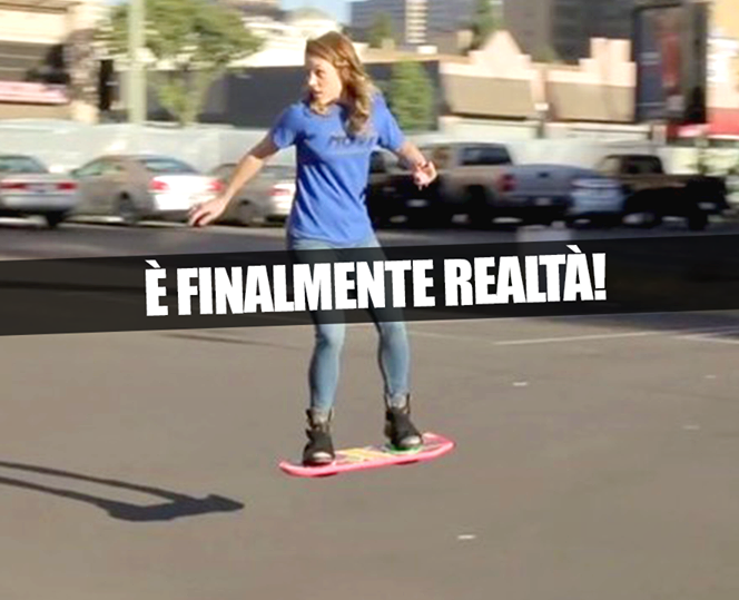 RICORDATE L'HOVERBOARD DI ''RITORNO AL FUTURO'': ORA E' FINALMENTE REALTA' - 23/10/2014