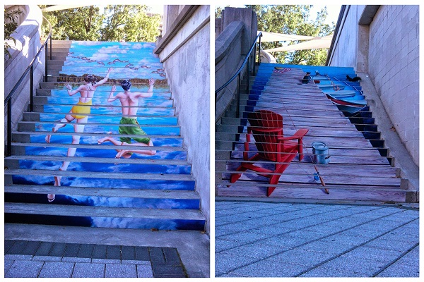 QUANDO LA STREET ART DIPINGE E DECORA LE STRADE: ECCO LE SCALE PIU' BELLE DEL MONDO - 03/01/2016