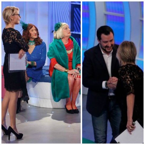 L'AVETE SENTITO ANCHE VOI? E' SUCCESSO A ''C'E' POSTA PER TE'' ECCO COSA SI SENTE IN STUDIO VERSO MATTEO SALVINI - 06/03/2016