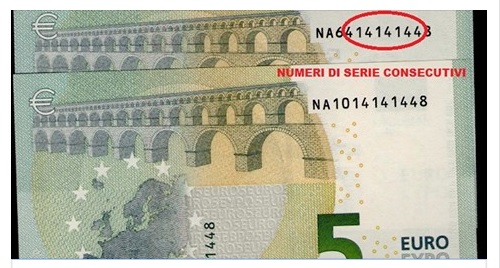 GUARDATE ATTENTAMENTE NEI VOSTRI PORTAFOGLI, ALCUNE BANCONOTE DA 5 EURO NE VALGONO 100: ECCO COME CONTROLLARE - 23/05/2016
