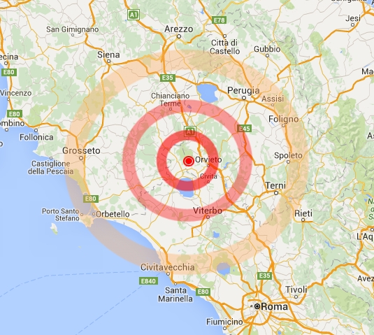 LA TERRA TREMA E IL PANICO SI DIFFONDE TRA I CITTADINI: FORTE SCOSSA DI TERREMOTO IN UMBRIA AVVERTITA FINO IN TOSCANA E ALTO LAZIO - 30/05/2016