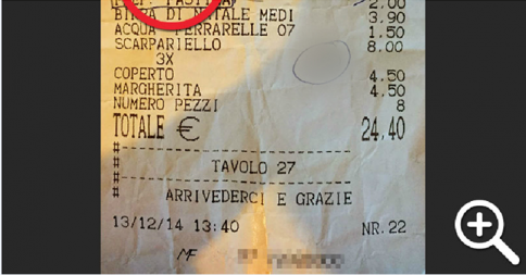 COPPIA AL RISTORANTE COL BIMBO: QUANDO ARRIVA LA SCONTRINO SCATTA LA DENUNCIA - 15/12/2014