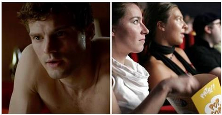 CINEMA EVACUATO: LA DISGUSTOSA REAZIONE DELLA RAGAZZA DURANTE ''50 SFUMATURE DI GRIGIO'' - 01/03/2015