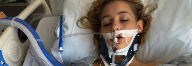 RISCHIA LA VITA DOPO UNA SERATA ALCOLICA LA MADRE PUBBLICA LE FOTO CHOC - 04/09/2016