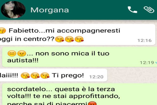 ACCOMPAGNAMI. NO BASTA... MA SE TI FACCIO...''PROPOSTA INCREDIBILE'' - 20/09/2016