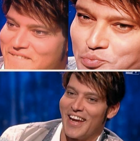 GABRIEL GARKO MOSTRA LA SUA VERA FACCIA A L'ARENA - FOTO ALL'INTERNO - 10/05/2015