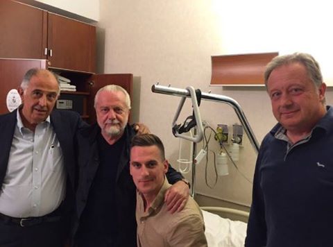 ADL HA INCONTRATO MILIK: ECCO IL NUOVO COMUNICATO DEL NAPOLI - 08/10/2016