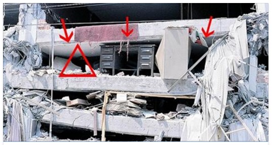 ECCO COME SALVARSI LA VITA DAL TERREMOTO CON IL ''TRIANGOLO DELLA VITA'' - 02/11/2016