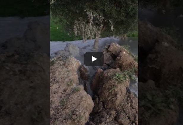 TERREMOTO, SI APRE UN CRATERE NEL TERRENO E ERUTTA FANGO: IL FENOMENO ASSURDO - 03/11/2016