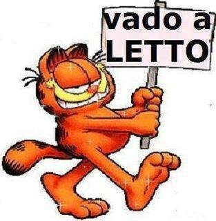 ME NE VADO A DORMI' !! - 22/01/2013