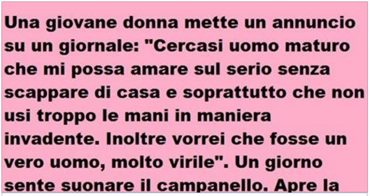 CERCASI PERSONA MATURA... - 07/11/2016