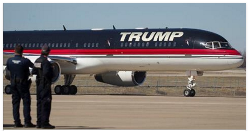 A BORDO DEL 'TRUMP FORCE ONE': RESTERETE A BOCCA APERTA - 16/11/2016