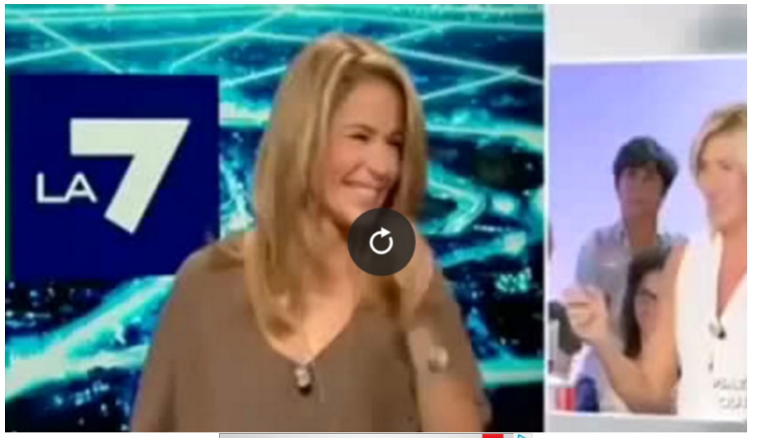 LA7 - LA GIORNALISTA CROLLA IN DIRETTA - VIDEO - 24/11/2016