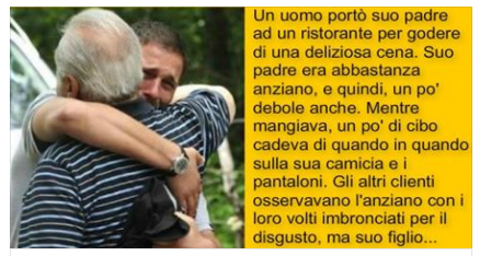 SPRECATE UN MINUTO DELLA VOSTRA VITA PER LEGGERE QUESTA STORIA. NE VALE VERAMENTE LA PENA - 24/11/2015
