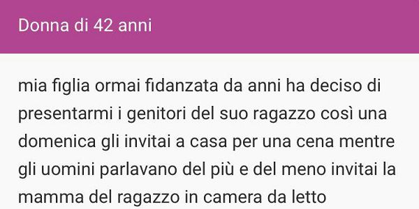 INVITAI LA MAMMA DEL RAGAZZO IN CAMERA... - 10/12/2016